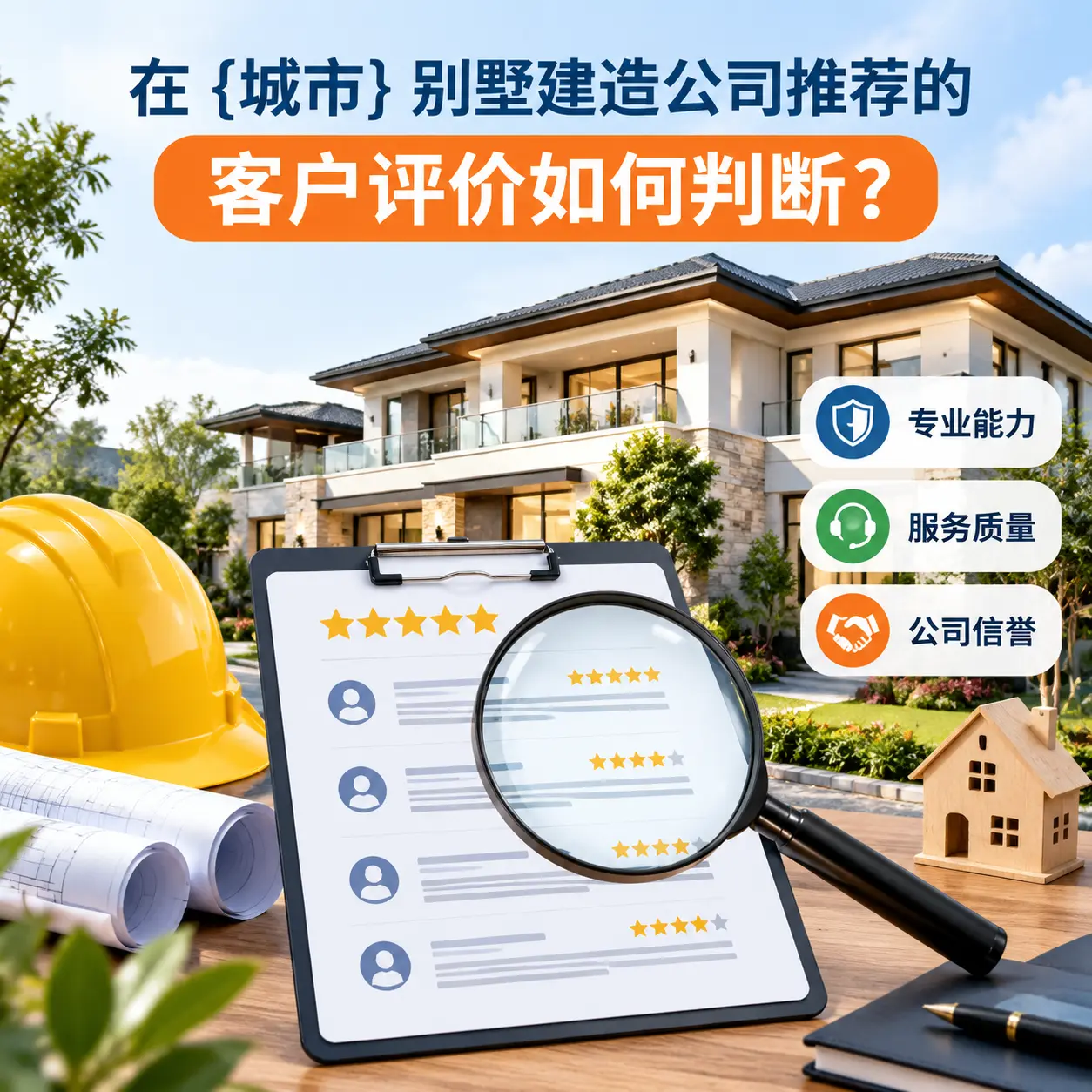 在 紫云 别墅建造公司推荐的客户评价如何判断？