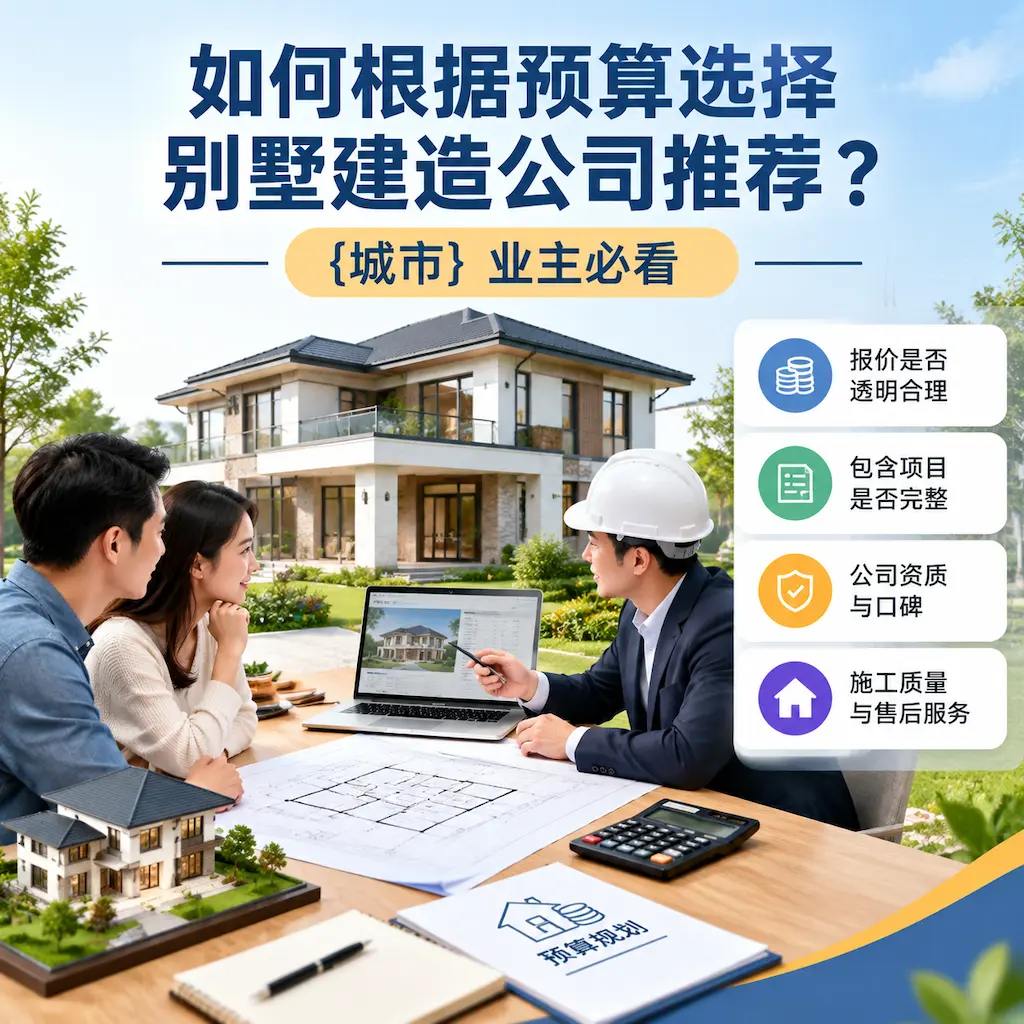 如何根据预算选择别墅建造公司推荐? 紫云 业主必看