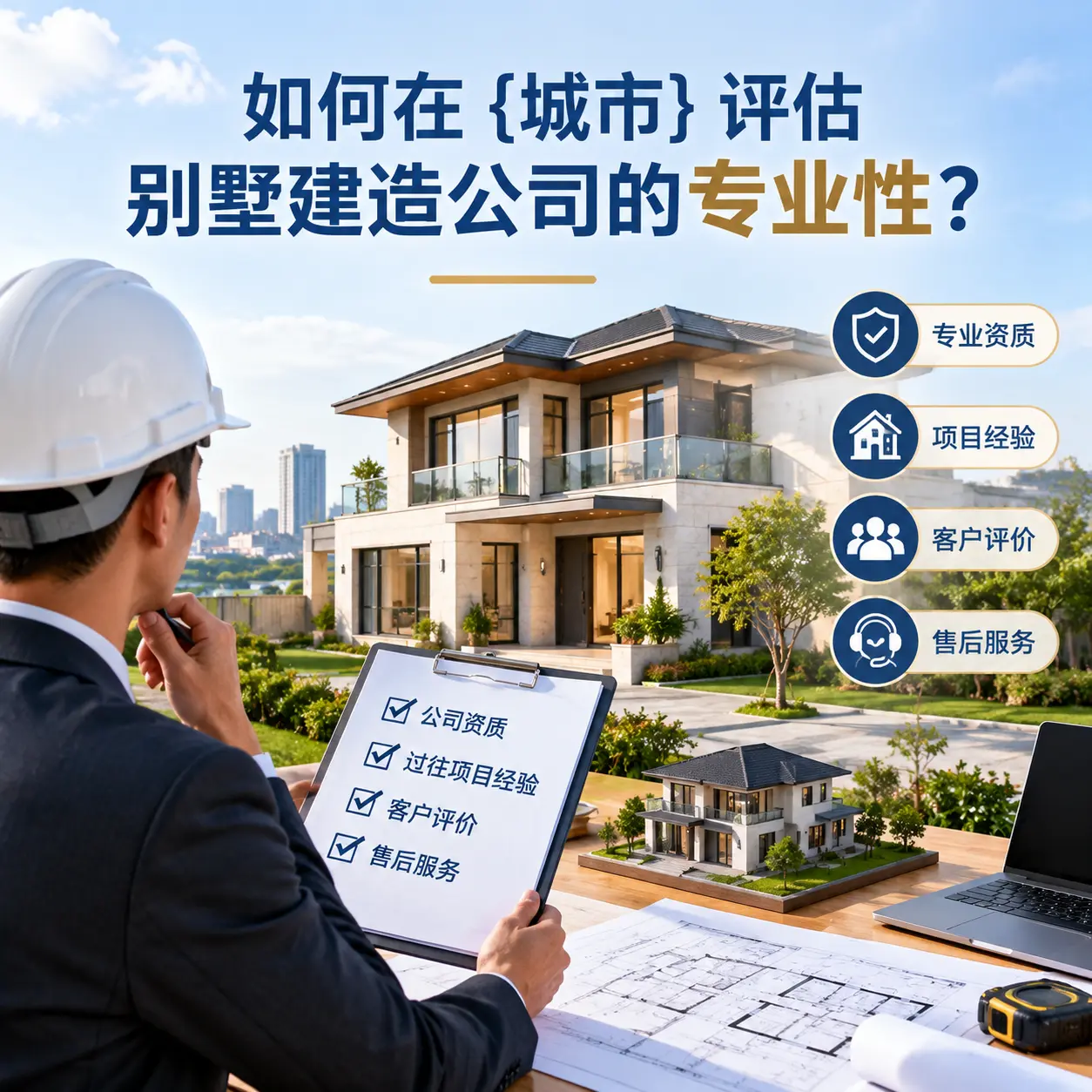 如何在 紫云 评估别墅建造公司的专业性?