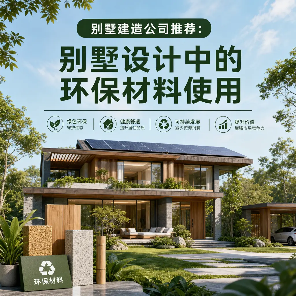 别墅建造公司推荐: 紫云 别墅设计中的环保材料使用